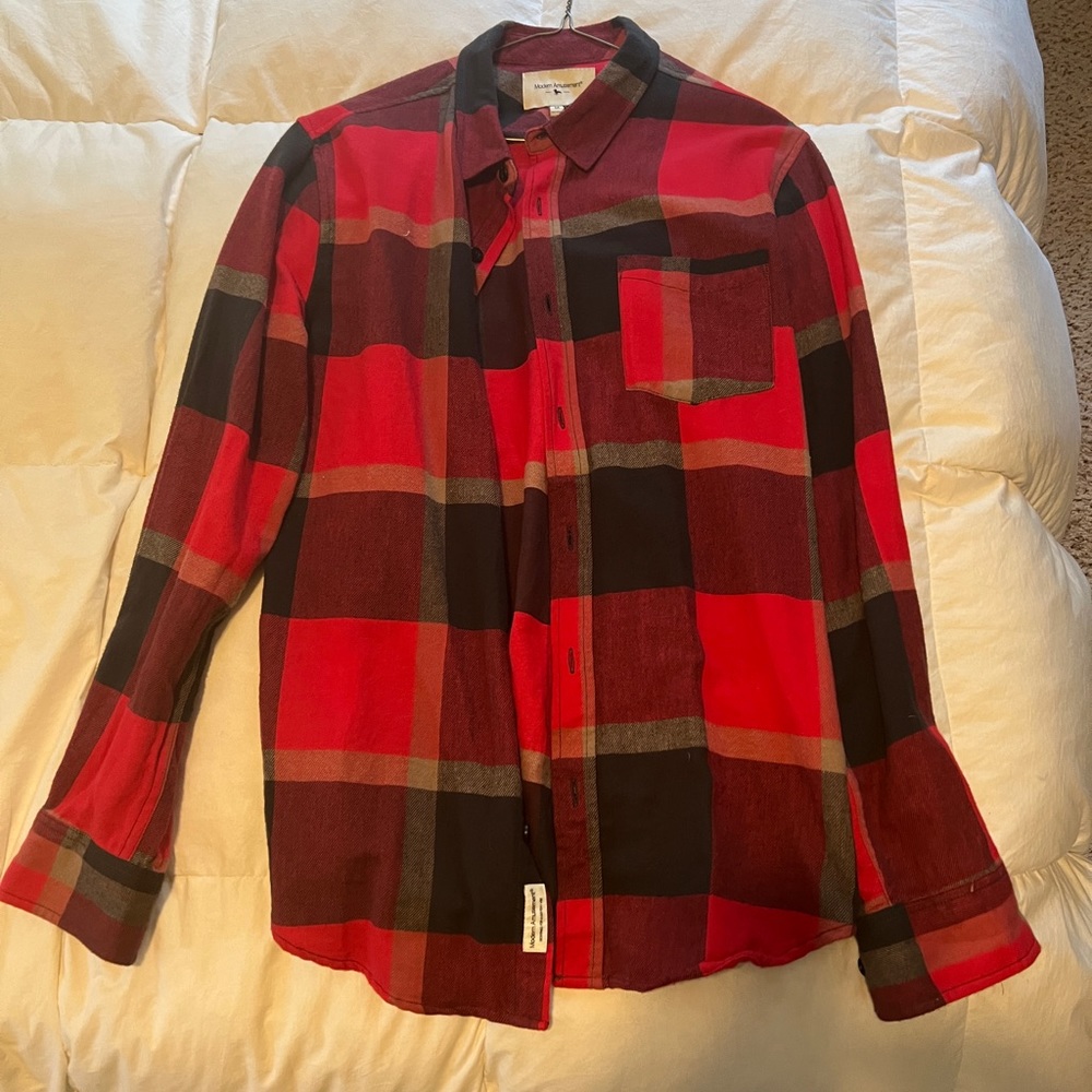 Modern Amusement Flannel. Barely worn. Excellent condition.